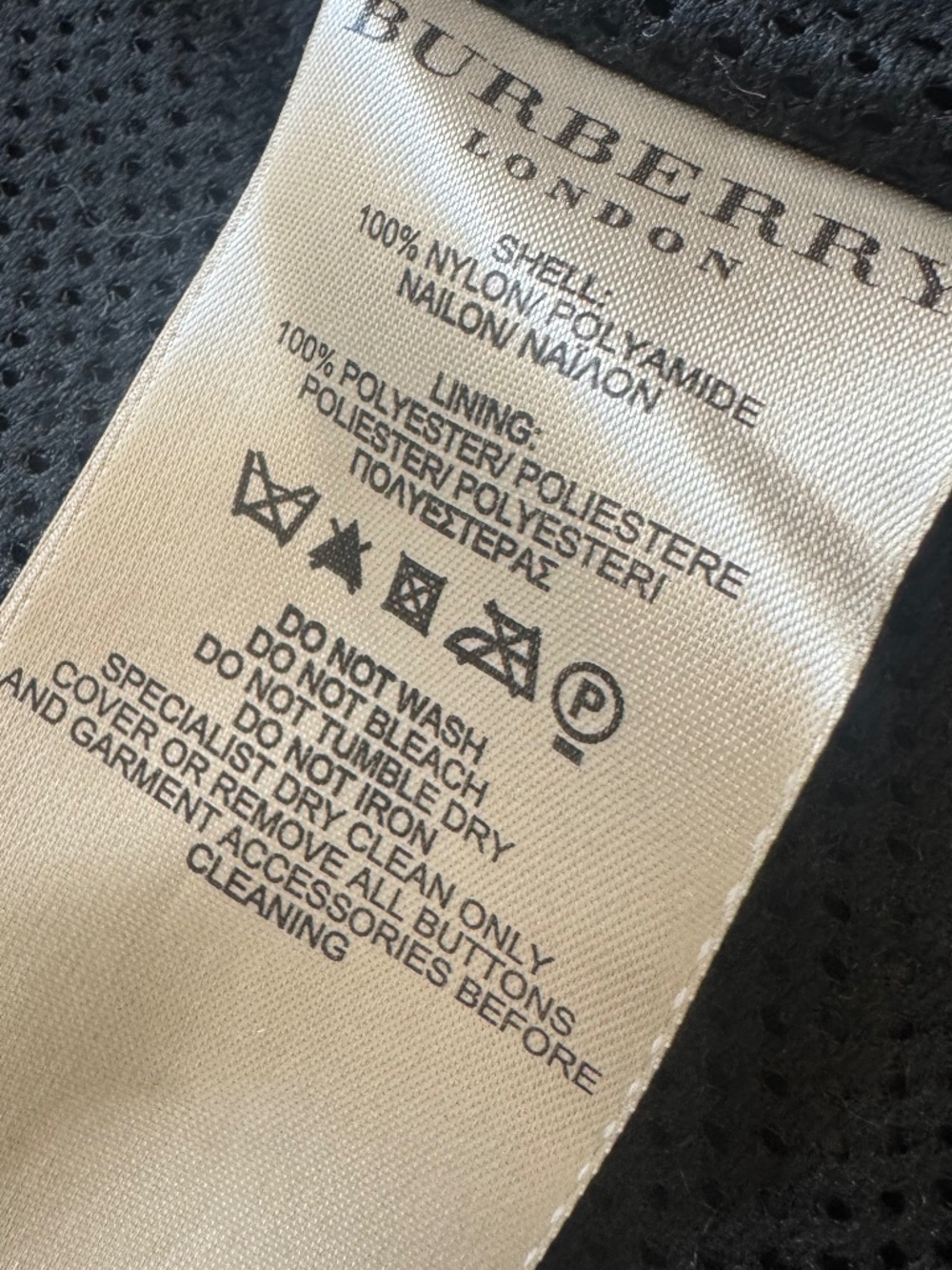 BURBERRY London Black Short Coat Jacket Size US 6 UK 10 EU 40 - See Description - Picture 6 of 12